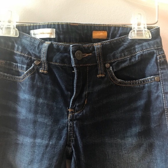 ANTHROPOLOGIE Pilcro Ankle Zip Low Rise Straight Jeans - Picture 4 of 8